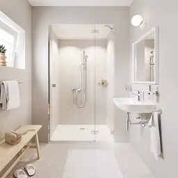 Велика кутова поличка-решітка Grohe Bau Cosmopolitan Neutral 40663001, Хром - мініатюра 3