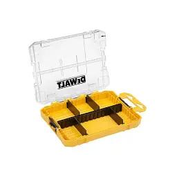 Ящик для інструментів DeWALT для біт системи TSTAK Tough Case М з футляро та касетами 4 шт, роздільники 6шт (DT70802) - мініатюра 1