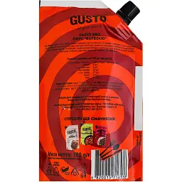Соус Gusto BBQ, 180 г - мініатюра 2