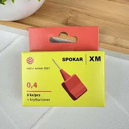 Міжзубні йоршики кутові Spokar XM 0.4mm, 6 шт