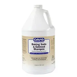 Шампунь Davis Baking Soda&Oatmeal ДЕВІС Харчова сода дезодорувальний із заспокійливою дією для собак і котів 3.8 л (BSOSG)