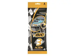 Одноразовий станок BIC 4шт BIC 3 для гоління ACTION (алое)