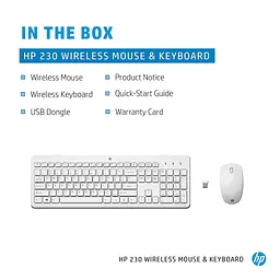 Комплект HP 230 Wireless UA White (3L1F0AA) - мініатюра 5