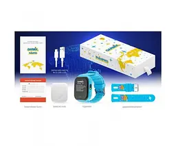 Дитячий годинник розумний GARMIX PointPRO-100 блакитний - мініатюра 4