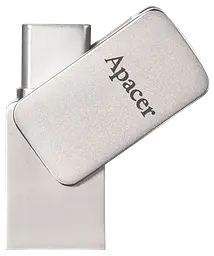 Flash Drive Apacer AH181 64GB Type-C Mobile USB 3.2 Silver - мініатюра 2