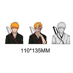 Голографічна наклейка Бліч Ічіго Bleach Ichigo 10 х 13 см