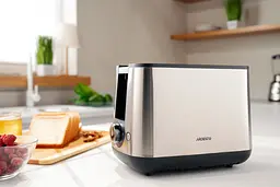 Тостер Steel Collection 800Вт, метал/пластик, сріблясто-чорний ARDESTO kuh0014889 - мініатюра 3