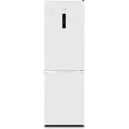 Холодильник Gorenje з нижньою морозильною камерою, 185х60х60см, 2 дв., Х- 207л, М- 93л, A++, NoFrost Plus, Fresh zone, Зовн. Диспл, білий