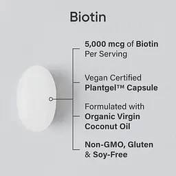 Біотин Sport Research Biotin 5000 mcg 120 капсул - мініатюра 3