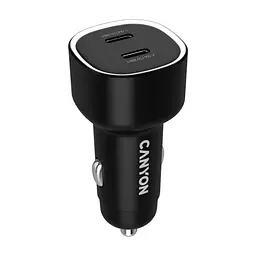 Зарядное устройство для Canyon 2xUSB-C PD60W black (CNE-CCABR3CC) - миниатюра 4
