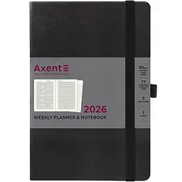 Щотижневик Axent 2026 Prime Strong 145 x 210 мм чорний (8507-26-01-A) - мініатюра 2