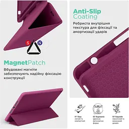 Чохол-книжка ArmorStandart Smart Fold Pen для Samsung Tab S10 Lite/S10 FE Plum (ARM85553) [170749] - мініатюра 5