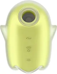 Вакуумний стимулятор Satisfyer Glowing Ghost Yellow - мініатюра 6