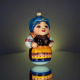 Ялинкова прикраса Різдвяні історії Кума Стефанія скло (4820001165609) - мініатюра 3