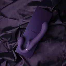 Страпон Vive Vive Air Wave Tickle, 23.5 см (фіолетовий) - мініатюра 7