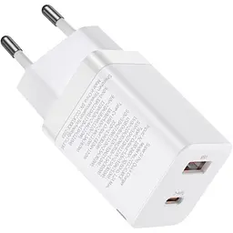 Мережевий зарядний пристрій Baseus Super Si Pro 30W USB-C + USB-A White (CCSUPP-E02) [69676] - мініатюра 4