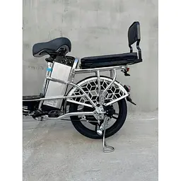 Електровелосипед Minako U18" 600W 60V 26Ah + сидіння/багажник сірий - мініатюра 9
