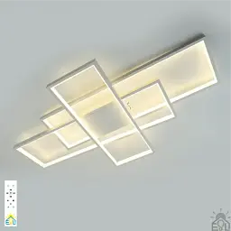Керована світлодіодна люстра SVEN 123W 3S SMART 900x500x80-WHITE-220-IP20 ESLLSE - мініатюра 5