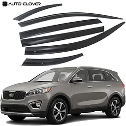 Дефлектори вікон вітровики для KIA Sorento 2015-6 шт (Auto Clover)