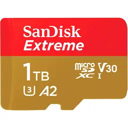 Карта пам'яті SanDisk 1TB microSD class 10 UHS-I U3 V30 Extreme (SDSQXAV-1T00-GN6MA) - мініатюра 2