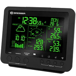 Метеостанція Bresser Weather Center 5-in-1 256 colour Professional Black (7002520CM3000) - мініатюра 3