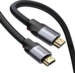 Кабель Baseus Enjoyment Series 4KHD Male To 4KHD Male Adapter Cable 1.5m WKSX000213 Dark gray - мініатюра 4