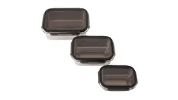 Набір харчових контейнерів із нержавіючої сталі Outwell Camper Food Box Set 3 шт (651210) - мініатюра 3