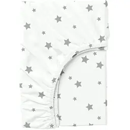 Простирадло на резинці Cosas Grey Stars 180х200х20 см (StarGrey_180x200x20)