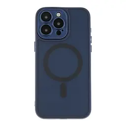 Чохол-накладка Magnetic Matte Camera Lens with Magsafe Apple iPhone 14 Dark Blue (35211_3345336)