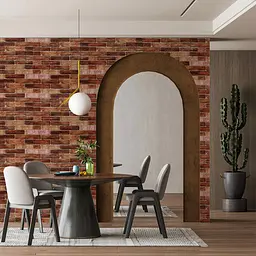 Самоклеюча 3D панель Sticker Wall під коричневу цеглу катеринослав 3080х700х3мм SW-00001768 - мініатюра 8