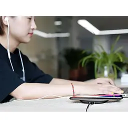 Бездротовий зарядний пристрій Baseus Wireless Charger UFO Desktop WXFD-01 Black (1057714284) - мініатюра 5