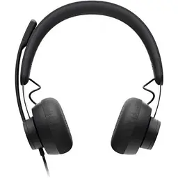 Дротова гарнітура Logitech Zone Wired USB + Type-C стерео чорна (981-000870) - мініатюра 2