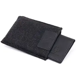 Візитниця з обкладинкою для ID-паспорта з натуральної шкіри Grande Pelle 11290 чорна - мініатюра 6