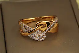 Кільце Xuping Jewelry симфонія р 16 золотисте - мініатюра 2