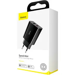 Мережевий зарядний пристрій Baseus Speed ​​Xiaomini 2USB QC3.0 18W 3A CCFS-V01 Black - мініатюра 6
