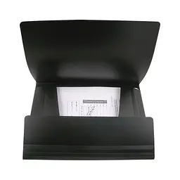 Папка на резинках Axent A4 500 мкм black (1508-01-A) - мініатюра 2