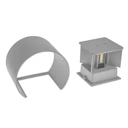 Підсвітка Brille LED фасадна IP54 AL-252/6W NW GY - мініатюра 9