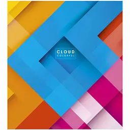 Зошит загальний Школярик Genius Cloud colorful у лінію 48 аркушів 10 шт. (048-3161L) - мініатюра 2