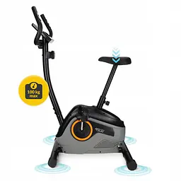 Велотренажер магнітний 4FIZJO Active+ TBIKE01 Black/Gold (P-5905973401593) - мініатюра 7