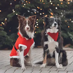Попона для собак Trixie Санта поліестер M 62x45 см червона (925103_Christmas) - мініатюра 2