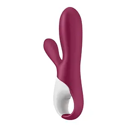 Вібратор-кролик Satisfyer Hot Bunny 17.5 см бордовий - мініатюра 3