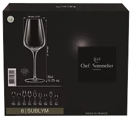 Набір келихів Sublym, 6х350 мл C&S kuh0016506 - мініатюра 6