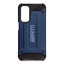 Чехол для Samsung Galaxy A25 5G (A256), Panzer, синий, противоударный, бронированный, милитари, панель-накладка, защита всего корпуса, защита дисплея и камеры, термополиуретан (TPU) + поликарбонат (PC), ArmorStandart (ARM73724)