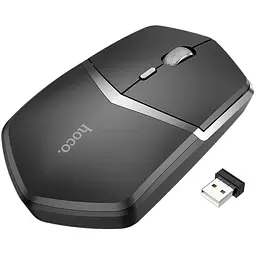 Миша бездротова HOCO DI33 Cool 2.4G wireless mouse 1600dpi чорна - мініатюра 5