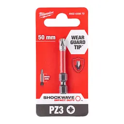 Біта SHOCKWAVE MILWAUKEE, PZ3, 50мм - мініатюра 2