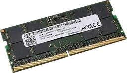 Оперативна пам'ять Micron 16GB SODIMM DDR5 4800MHz (MTC8C1084S1SC48BA1) Б/В