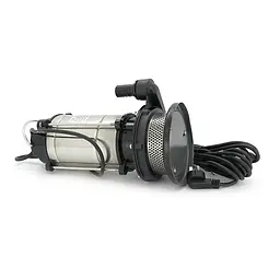 Занурювальний насос 750W 220V до 1.5 м³/год підйом до 18 м 25 мм нержавіюча сталь 410х200х235 мм 7,67 кг. + перехідник - мініатюра 2
