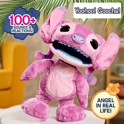 Інтерактивна м'яка іграшка Стич Ангел Disney Stitch Ultimate Angel Interactive 17 Plush 100 Sounds Just Play 31236 - мініатюра 8