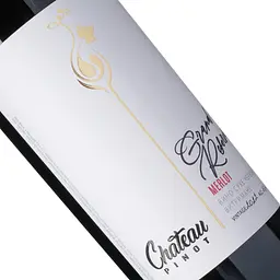Вино Chateau Pinot Merlot Grand Reserve 2022 столове сухе сортове червоне 0.75 л - мініатюра 5