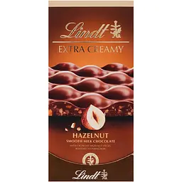 Шоколад молочний з фундуком Lindt Extra Creamy 80 г - мініатюра 3